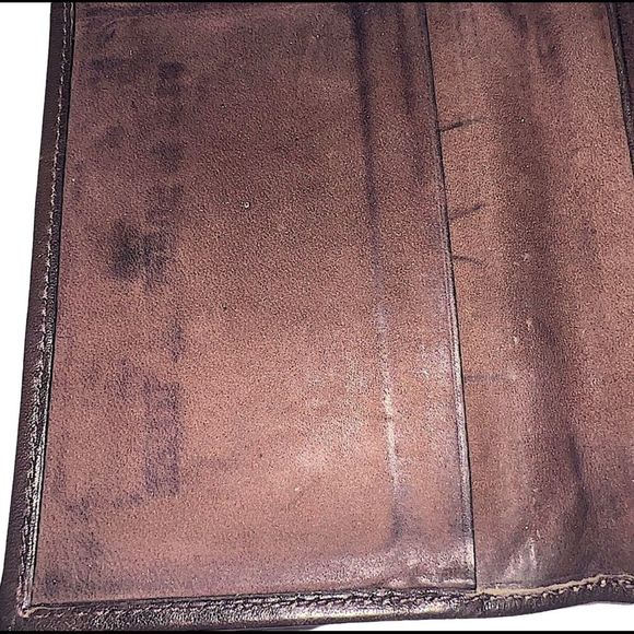 Vintage Mark Cross Brown Leather Snap Wallet - Picture 8 of 16